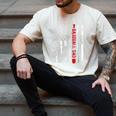 Proud Baseball Dad American Flag Sports Father Day Men's Comfort Colors T-Shirt Ivory