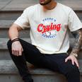 There Is No Crying In Baseball Game Baseball Dad Men's Comfort Colors T-Shirt Ivory There Is No Crying In Baseball Game Baseball Dad Men's Comfort Colors T-Shirt Ivory