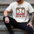 Retro Baseball Dad Leopard Proud Ball Dad Men's Comfort Colors T-Shirt Ivory Retro Baseball Dad Leopard Proud Ball Dad Men's Comfort Colors T-Shirt Ivory