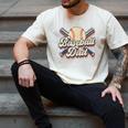 Retro Baseball Dad Sports Lovers Happy Father's Day Men's Comfort Colors T-Shirt Ivory