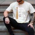 Retro Dada Daddy Dad Coach Bruh Baseball Dad Fathers Day Men Men's Comfort Colors T-Shirt Ivory