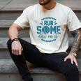 Rub Some Dirt On It Sports Coach Fans Baseball Dad Men's Comfort Colors T-Shirt Ivory