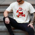 Santa Baseball Christmas Pajamas Xmas Men Boy Toddlers Men's Comfort Colors T-Shirt Ivory Santa Baseball Christmas Pajamas Xmas Men Boy Toddlers Men's Comfort Colors T-Shirt Ivory