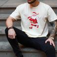 Santa Baseball Christmas Pajamas Xmas Men Kids Boys Men's Comfort Colors T-Shirt Ivory Santa Baseball Christmas Pajamas Xmas Men Kids Boys Men's Comfort Colors T-Shirt Ivory