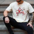 Santa Playing Baseball Catcher Merry Christmas Sport Player Men's Comfort Colors T-Shirt Ivory Santa Playing Baseball Catcher Merry Christmas Sport Player Men's Comfort Colors T-Shirt Ivory