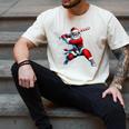 Santa Playing Baseball Men Boys Christmas Baseball Player Men's Comfort Colors T-Shirt Ivory Santa Playing Baseball Men Boys Christmas Baseball Player Men's Comfort Colors T-Shirt Ivory