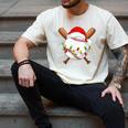 Santa Sports For Men Boys Christmas Baseball Player Men's Comfort Colors T-Shirt Ivory Santa Sports For Men Boys Christmas Baseball Player Men's Comfort Colors T-Shirt Ivory