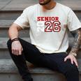 Senior Night Class Of 2026 Baseball Seniors Matching Team Men's Comfort Colors T-Shirt Ivory
