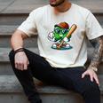 Shamrock Baseball St Patrick's Day Kids Boys Toddlers Premium Tri-Blend Men's Comfort Colors T-Shirt Ivory