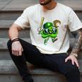 Shamrock Lucky Clover Baseball Patricks Day Family Matching Men's Comfort Colors T-Shirt Ivory Shamrock Lucky Clover Baseball Patricks Day Family Matching Men's Comfort Colors T-Shirt Ivory
