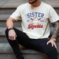 Sister Of Rookie 1st Birthday Baseball Boy Family Matching Men's Comfort Colors T-Shirt Ivory Sister Of Rookie 1st Birthday Baseball Boy Family Matching Men's Comfort Colors T-Shirt Ivory