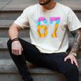 Six Seven Baseball Drip Men's Comfort Colors T-Shirt Ivory