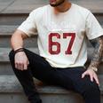 Six Seven Meme Boys Girls Kids 67 Baseball Jersey Men's Comfort Colors T-Shirt Ivory