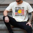Softball Dad Like Baseball Dad But With Bigger Balls Men's Comfort Colors T-Shirt Ivory Softball Dad Like Baseball Dad But With Bigger Balls Men's Comfort Colors T-Shirt Ivory