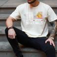 Softball Dad Like A Baseball Dad Retro US Flag Father's Day Men's Comfort Colors T-Shirt Ivory Softball Dad Like A Baseball Dad Retro US Flag Father's Day Men's Comfort Colors T-Shirt Ivory