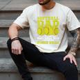 Softball Dad Just Like A Baseball Dad Team Men's Comfort Colors T-Shirt Ivory