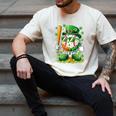 St Patricks Day Baseball Ice Cream Baseball Player Cartoon Men's Comfort Colors T-Shirt Ivory St Patricks Day Baseball Ice Cream Baseball Player Cartoon Men's Comfort Colors T-Shirt Ivory