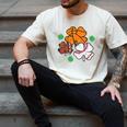 St Patricks Day Shamrock Basketball Baseball Men Boys Kids Men's Comfort Colors T-Shirt Ivory