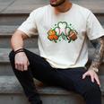 St Patricks Day Shamrock Sports Baseball Basketball Football Men's Comfort Colors T-Shirt Ivory St Patricks Day Shamrock Sports Baseball Basketball Football Men's Comfort Colors T-Shirt Ivory