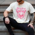 Strike Out Breast Cancer Baseball Drip For Boys Youth Men's Comfort Colors T-Shirt Ivory Strike Out Breast Cancer Baseball Drip For Boys Youth Men's Comfort Colors T-Shirt Ivory