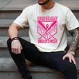 Strike Out Breast Cancer Baseball Ice Cream Drip Men's Comfort Colors T-Shirt Ivory Strike Out Breast Cancer Baseball Ice Cream Drip Men's Comfort Colors T-Shirt Ivory