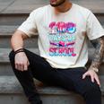 Survived 100 Days Of School Baseball Ice Cream Drip Boy Kids Men's Comfort Colors T-Shirt Ivory