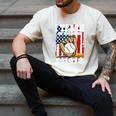 I Teach My Kids To Hit And Steal Baseball Dad American Flag Men's Comfort Colors T-Shirt Ivory I Teach My Kids To Hit And Steal Baseball Dad American Flag Men's Comfort Colors T-Shirt Ivory