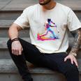 Tie Dye Baseball Dad Fathers Day Men's Comfort Colors T-Shirt Ivory