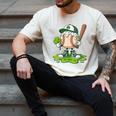 Toddler Baseball Drip Ice Cream Boys Kids St Patricks Day Men's Comfort Colors T-Shirt Ivory