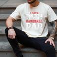 I Have Two Title Dad And a Baseball Dad And I Rock Them Both Men's Comfort Colors T-Shirt Ivory