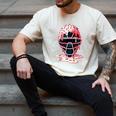 Valentine Baseball Catcher Mask Ice Cream Drip Tee For Boys Men's Comfort Colors T-Shirt Ivory Valentine Baseball Catcher Mask Ice Cream Drip Tee For Boys Men's Comfort Colors T-Shirt Ivory