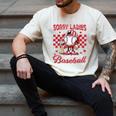 Valentine My Heart Belongs Baseball Lover Boy Men Men's Comfort Colors T-Shirt Ivory