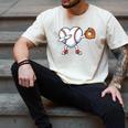 Valentines Day Baseball Ball Heart Dab Boys Kids Men Men's Comfort Colors T-Shirt Ivory Valentines Day Baseball Ball Heart Dab Boys Kids Men Men's Comfort Colors T-Shirt Ivory
