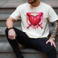 Valentines Day Baseball Red Heart Dab Boys Girls Kids Men's Comfort Colors T-Shirt Ivory Valentines Day Baseball Red Heart Dab Boys Girls Kids Men's Comfort Colors T-Shirt Ivory