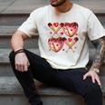 Valentines Day Drip Heart Baseball XOXO Boys Kids Men Sport Men's Comfort Colors T-Shirt Ivory Valentines Day Drip Heart Baseball XOXO Boys Kids Men Sport Men's Comfort Colors T-Shirt Ivory