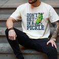 Youth Baseball Catcher Humor Don’t Get In A Pickle Men's Comfort Colors T-Shirt Ivory