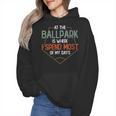 At Ballpark Is Where I Spend Most Of My Days Baseball Mom Wmen Hoodie At Ballpark Is Where I Spend Most Of My Days Baseball Mom Wmen Hoodie