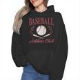 Baseball Athletic Social Club Baseball Mom Trendy Baseball Wmen Hoodie