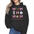 Baseball Mama Era Bows Baseball Mom Women Wmen Hoodie Baseball Mama Era Bows Baseball Mom Women Wmen Hoodie
