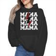 Baseball Mama Baseball Mom Wmen Hoodie