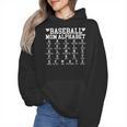 Baseball Mom Alphabet Mommy Mother's Day Motivational Saying Wmen Hoodie Baseball Mom Alphabet Mommy Mother's Day Motivational Saying Wmen Hoodie