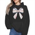 Baseball Mom Coquette Bow Baseball Mama Wmen Hoodie Baseball Mom Coquette Bow Baseball Mama Wmen Hoodie