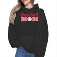 Baseball Mom Cute Mother Fans Baseball Graphic Wmen Hoodie Baseball Mom Cute Mother Fans Baseball Graphic Wmen Hoodie