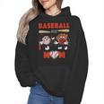 Baseball Mom Heart Baseball Mama Mother's Day Wmen Hoodie Baseball Mom Heart Baseball Mama Mother's Day Wmen Hoodie