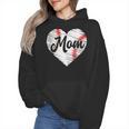 Baseball Mom Heart Mother's Day Mom Grandma Mama Boys Girls Wmen Hoodie Baseball Mom Heart Mother's Day Mom Grandma Mama Boys Girls Wmen Hoodie
