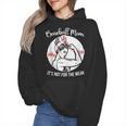 Baseball Mom It's Not For The Weak Funny Baseball Mom Women Wmen Hoodie