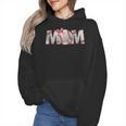 Baseball Mom With Pink Bow Wmen Hoodie Baseball Mom With Pink Bow Wmen Hoodie