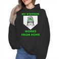 Baseball Mom Quote My Stepson Works From Home Wmen Hoodie Baseball Mom Quote My Stepson Works From Home Wmen Hoodie