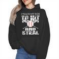 Baseball Mom Quote I Teach My Kids To Hit And Steal Wmen Hoodie Baseball Mom Quote I Teach My Kids To Hit And Steal Wmen Hoodie