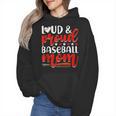 Baseball Mom Sport Mommy Baseball Mama Mother's Day Wmen Hoodie Baseball Mom Sport Mommy Baseball Mama Mother's Day Wmen Hoodie